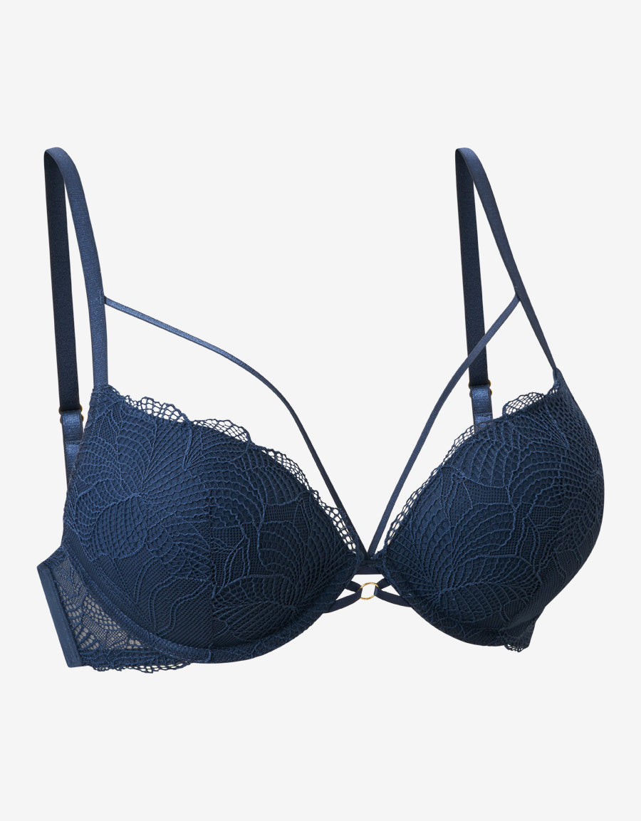 Lace Double Push-Up Plunge Bra