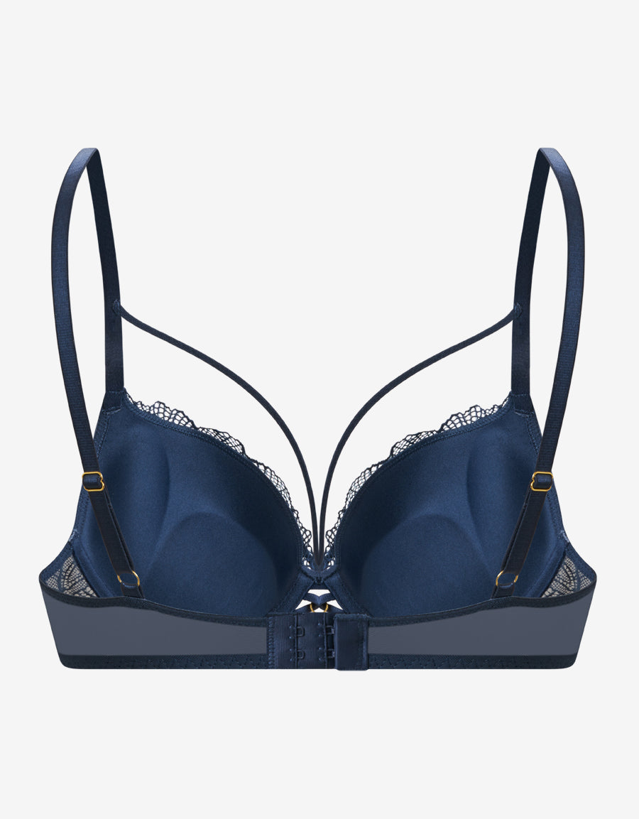 Lace Double Push-Up Plunge Bra
