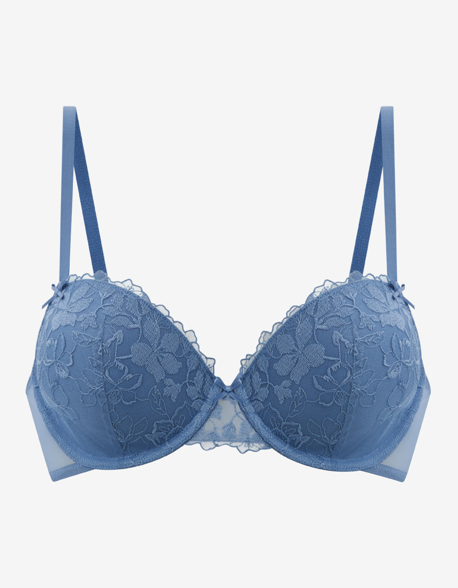 Embroidery Balconette Bra