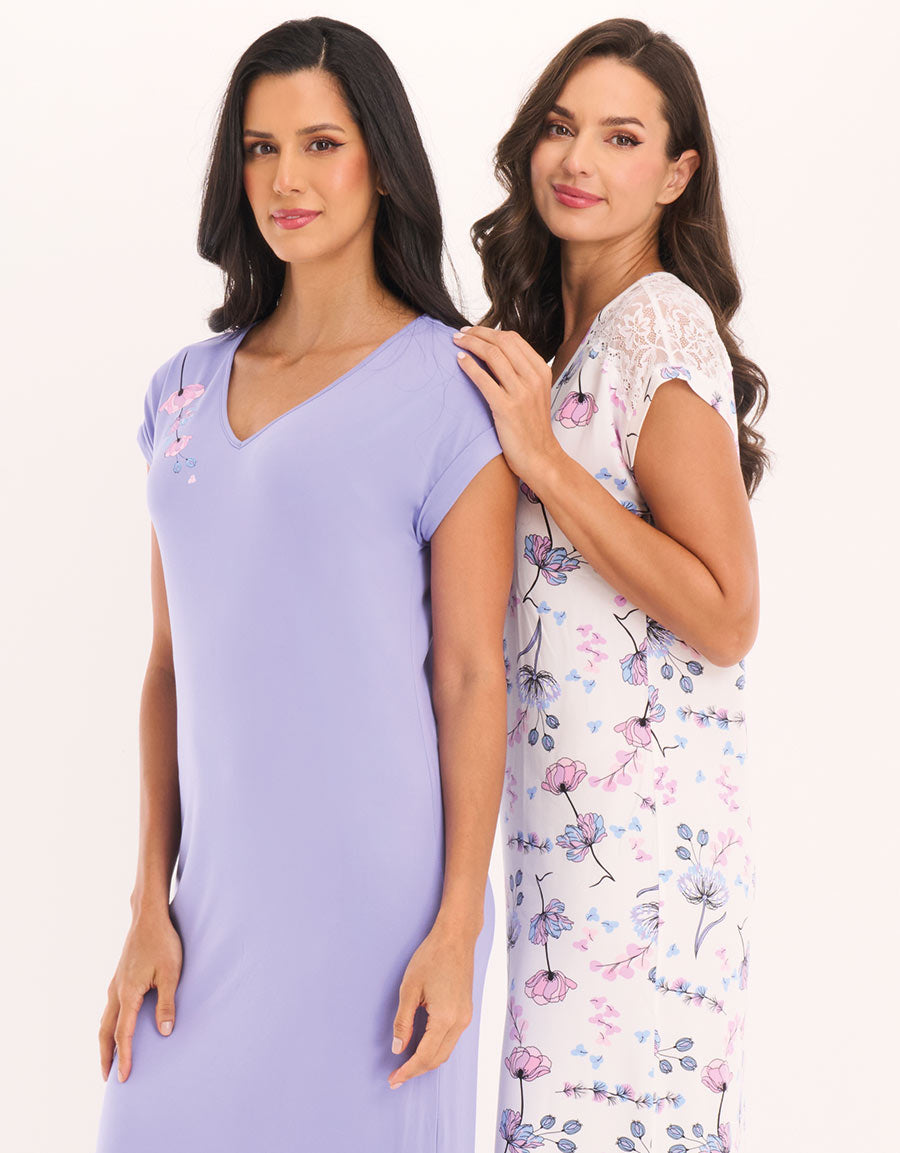 Floral 2 Long Dresses