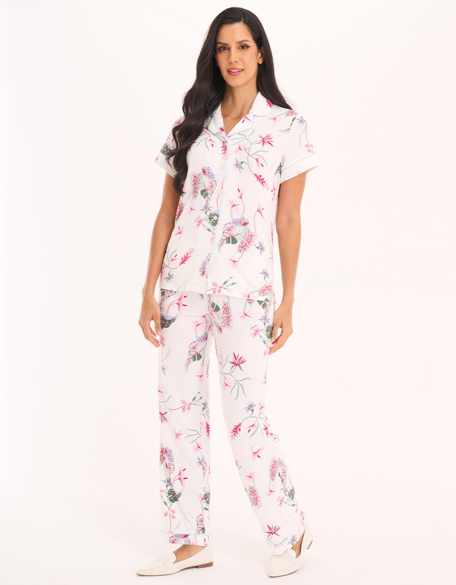 White Pajama Set